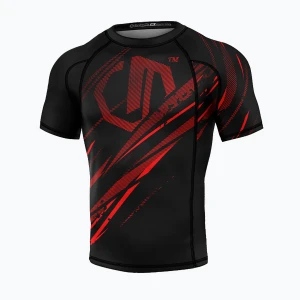 Rashguard męski Octagon Legion Premium Escape black/red