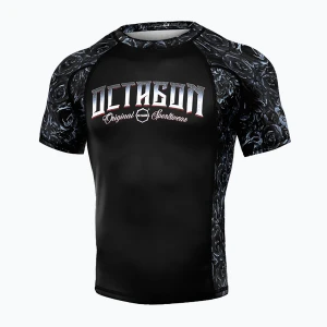 Rashguard męski Octagon Premium Santa Muerte black/multicolor