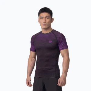 Rashguard męski Pitbull Belt Rashguard purple Czarny