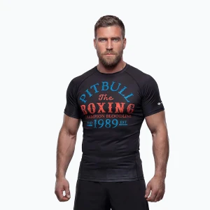 Rashguard męski Pitbull Champion Bloodline Rashguard black