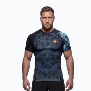 Rashguard męski Pitbull Guardian Angel Rashguard black Niebieski