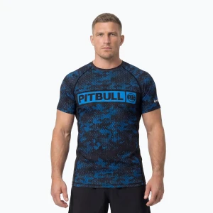 Rashguard męski Pitbull Hex Camo Hilltop Rashguard blue