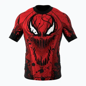 Rashguard męski SMMASH Carnage czerwony