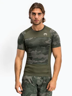 Rashguard męski Venum G-Fit Air Men'S Short Sleeve Rashguard army camo