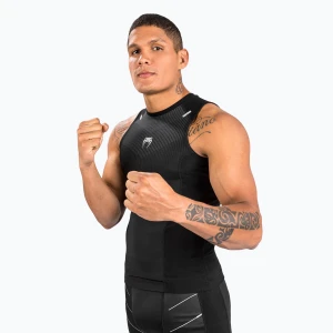 Rashguard męski Venum Sleevless Biomecha black/grey