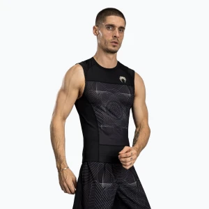 Rashguard tank top męski Venum G-Fit Air Men'S Sleeveless Rashguard deep black/desert sand