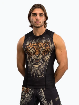 Rashguard tank top Venum Tiger Men'S Sleeveless Rashguard black/neon orange