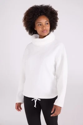 Raso Cosy damski polar z szerokim golfem - Beige Mountain Warehouse