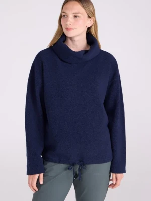 Raso Cosy damski polar z szerokim golfem - Navy Mountain Warehouse