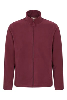 Raso męski polar z zamkiem - Dark Burgundy Mountain Warehouse