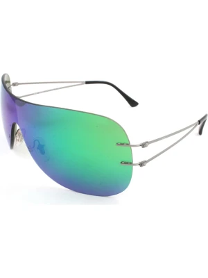 Ray Ban Damskie okulary przeciwsłoneczne w kolorze srebrno-zielono-fioletowym rozmiar: 34