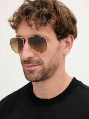 Ray-Ban – Okulary AVIATOR LARGE METAL