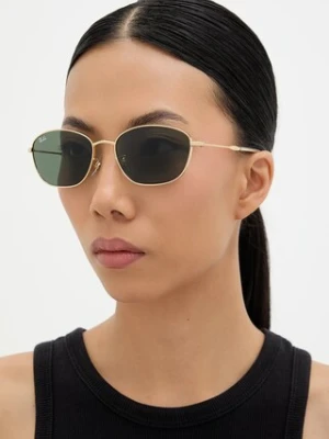 Ray-Ban okulary damskie kolor złoty 0RB3749