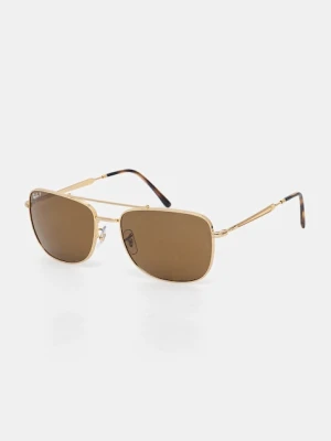 Ray-Ban okulary kolor złoty 0RB3755
