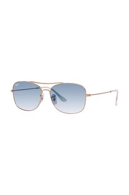 Ray-Ban okulary przeciwsłoneczne 0RB3799 kolor niebieski