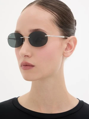 Ray-Ban okulary przeciwsłoneczne srebrny