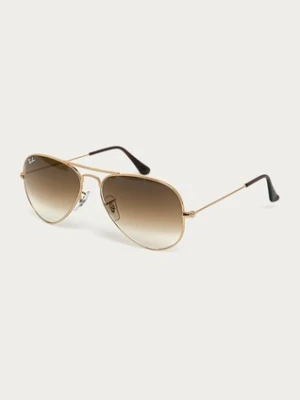 Ray-Ban - Okulary przeciwsłoneczne AVIATOR LARGE METAL