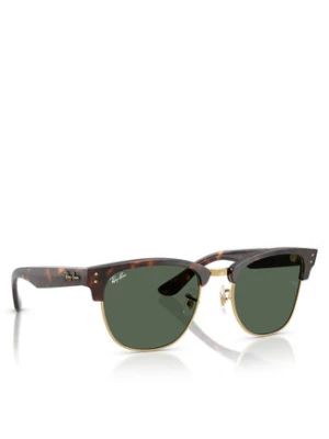 Ray-Ban Okulary przeciwsłoneczne Clubmaster Reverse 0RBR0504S 1359VR54 Brązowy