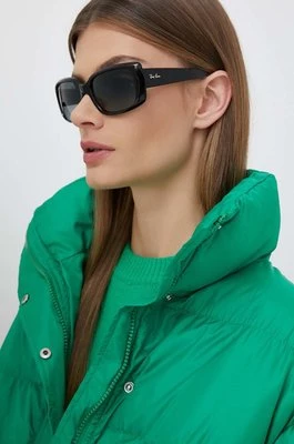 Ray-Ban okulary przeciwsłoneczne damskie kolor czarny 0RB4389