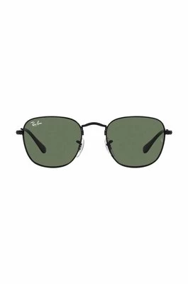 Ray-Ban okulary przeciwsłoneczne dziecięce JUNIOR FRANK kolor zielony 0RJ9557S