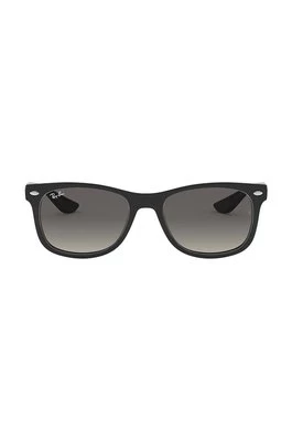Ray-Ban okulary przeciwsłoneczne dziecięce JUNIOR NEW WAYFARER kolor czarny 0RJ9052S