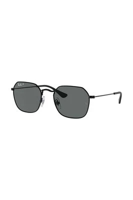 Ray-Ban okulary przeciwsłoneczne dziecięce kolor czarny 0RJ9594S