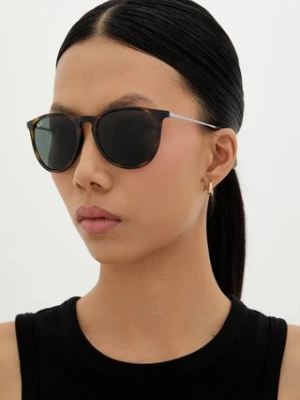 Ray-Ban okulary przeciwsłoneczne ERIKA damskie kolor brązowy 0RB4171