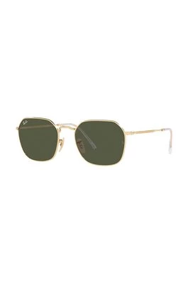 Ray-Ban okulary przeciwsłoneczne JIM kolor złoty 0RB3694