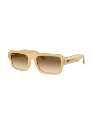 Ray-Ban okulary przeciwsłoneczne kolor beżowy 0RB4454