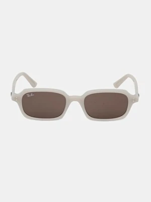 Ray-Ban okulary przeciwsłoneczne kolor beżowy 0RB4455
