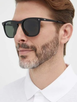 Zdjęcie produktu Ray-Ban okulary przeciwsłoneczne kolor czarny 0RB2210