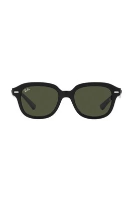 Ray-Ban okulary przeciwsłoneczne ERIK kolor czarny 0RB4398
