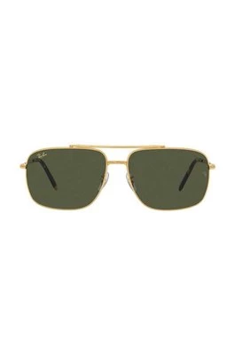 Ray-Ban okulary przeciwsłoneczne kolor złoty 0RB3796