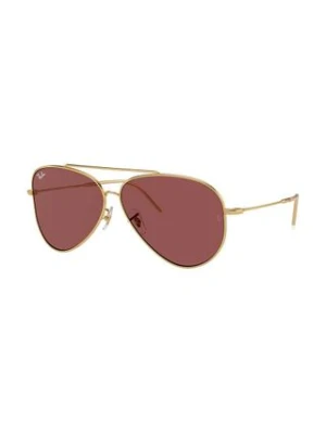 Ray-Ban okulary przeciwsłoneczne LENNY KRAVITZ X AVIATOR REVERSE 0RBR0101S