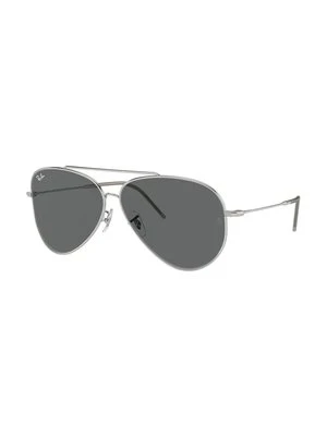 Ray-Ban okulary przeciwsłoneczne LENNY KRAVITZ X AVIATOR REVERSE kolor srebrny