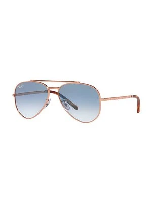 Ray-Ban okulary przeciwsłoneczne NEW AVIATOR kolor różowy 0RB3625