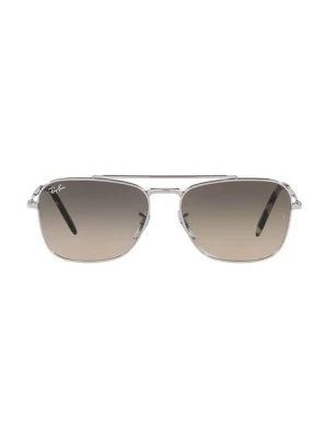 Ray-Ban okulary przeciwsłoneczne NEW CARAVAN kolor srebrny 0RB3636