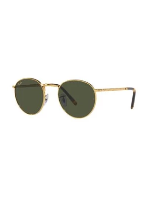 Ray-Ban okulary przeciwsłoneczne NEW ROUND kolor złoty 0RB3637