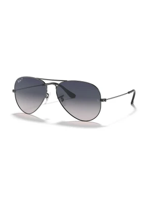 Ray-Ban okulary przeciwsłoneczne pilotki AVIATOR LARGE METAL szary