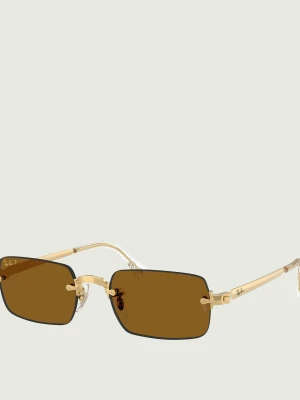 Ray-Ban Okulary przeciwsłoneczne Ray Ban x A$ap Rocky RB3928 złoty