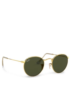 Ray-Ban Okulary przeciwsłoneczne Round Metal 0RB3447 001 Złoty