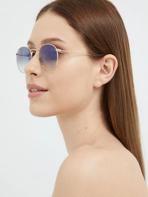 Ray-Ban - Okulary przeciwsłoneczne ROUND METAL 0RB3447N