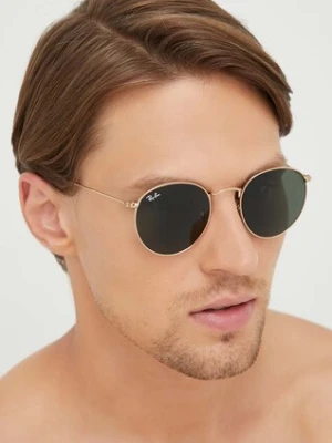Ray-Ban okulary przeciwsłoneczne ROUND METAL