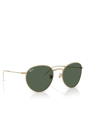 Ray-Ban Okulary przeciwsłoneczne Round Reverse 0RBR0103S 001/VR55 Złoty