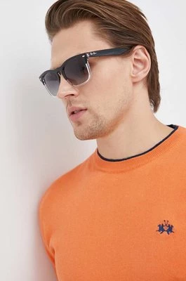 Ray-Ban okulary przeciwsłoneczne STEVE kolor czarny 0RB4487