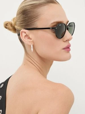 Ray-Ban okulary przeciwsłoneczne THALIA kolor czarny 0RB2195