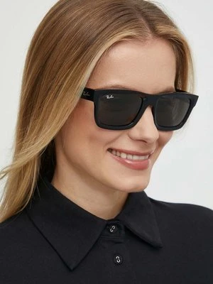 Ray-Ban okulary przeciwsłoneczne WARREN kolor czarny 0RB4396