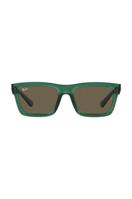 Ray-Ban okulary przeciwsłoneczne WARREN kolor zielony 0RB4396