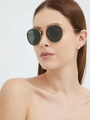 Ray-Ban - Okulary Round Double Bridge 0RB3647N