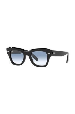 Ray-Ban okulary STATE STREET kolor czarny 0RB2186